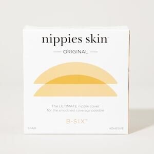 Nippies Skin Original B-Six 1-Pair Adhesive Nipple Covers Cream Color Size Small